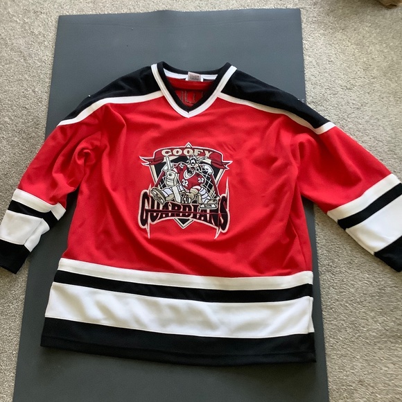 Disney Other - disney goofy hockey jersey size med.